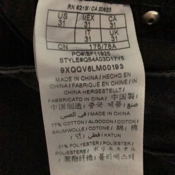 Guess faded black skinny jeans 31 - Picture 4 of 5